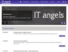 Tablet Screenshot of itangels.fr